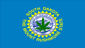 South Dakota Cannabis Flag; Medusa Seed Bank